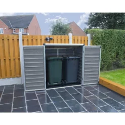 Palram - Canopia Voyager Pent Shed - Dark Grey -Garden Care Shop 12806862 1364833196027977