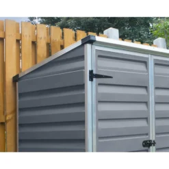 Palram - Canopia Voyager Pent Shed - Dark Grey -Garden Care Shop 12806862 2064833195903339