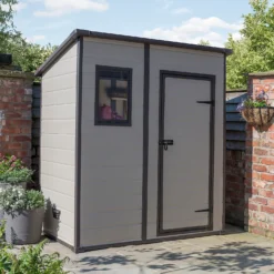 Keter Manor 6 X 4ft Outdoor Garden Pent Storage Shed - Beige/Brown 20 Keter Manor 6 X 4ft Outdoor Garden Pent Storage Shed - Beige/Brown -Garden Care Shop 12808002 1235036430926232