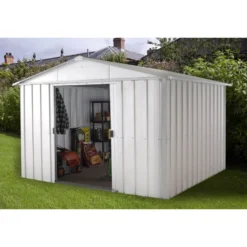 Yardmaster 10x13ft Apex Roof Metal Shed -Garden Care Shop 12809570 2014832954435850