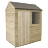 6x4ft Forest Natural Timber Overlap Reverse Apex Wooden Shed -Garden Care Shop 12810897 5044831964190357