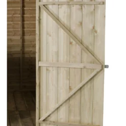 8x6ft Forest Natural Timber Overlap Apex Pressure Treated Wooden Shed -Garden Care Shop 12810910 1594833195972789
