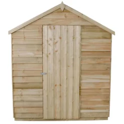8x6ft Forest Wooden Overlap Pressure Treated Apex Shed -incl. Installation 15 8x6ft Forest Wooden Overlap Pressure Treated Apex Shed -incl. Installation -Garden Care Shop 12814916 1454832991814389