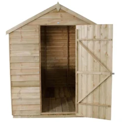 8x6ft Forest Wooden Overlap Pressure Treated Apex Shed -incl. Installation 14 8x6ft Forest Wooden Overlap Pressure Treated Apex Shed -incl. Installation -Garden Care Shop 12814916 8414832991987228
