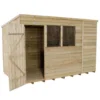 10x6ft Forest Wooden Overlap Pressure Treated Pent Shed -incl. Installation 2 10x6ft Forest Wooden Overlap Pressure Treated Pent Shed -incl. Installation -Garden Care Shop 12815042 1034845697770474