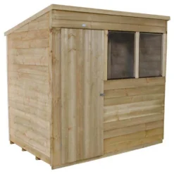 7x5ft Forest Wooden Overlap Pressure Treated Pent Shed -incl. Installation 13 7x5ft Forest Wooden Overlap Pressure Treated Pent Shed -incl. Installation -Garden Care Shop 12815049 2144845698064948