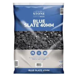 Stylish Stone Blue Slate 40mm - Large Pack - 19kg -Garden Care Shop 12815076 8084902948109902