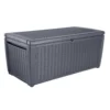 Keter Sumatra Rattan Effect Outdoor Garden Storage Box 511L - Anthracite -Garden Care Shop 12815762 1164845691783143