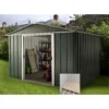 Yardmaster 10x13ft Hercules Deluxe Apex Metal Shed With Floor Frame -Garden Care Shop 12817658 1004924203065664