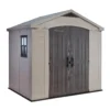 Keter Factor 8 X 6ft Outdoor Garden Apex Storage Shed - Beige/Brown 1 Keter Factor 8 X 6ft Outdoor Garden Apex Storage Shed - Beige/Brown -Garden Care Shop 12817713 1924895619203559