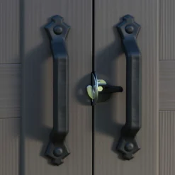 Keter Factor 8 X 6ft Outdoor Garden Apex Storage Shed - Beige/Brown -Garden Care Shop 12817713 2924895619452919