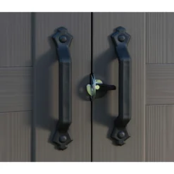 Keter Factor 8 X 8ft Outdoor Garden Apex Storage Shed - Beige/Brown -Garden Care Shop 12817716 1714864829025351