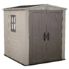 Keter Factor 6 X 6ft Outdoor Garden Apex Storage Shed - Beige/Brown 2 Keter Factor 6 X 6ft Outdoor Garden Apex Storage Shed - Beige/Brown -Garden Care Shop 12817719 1734895623724418