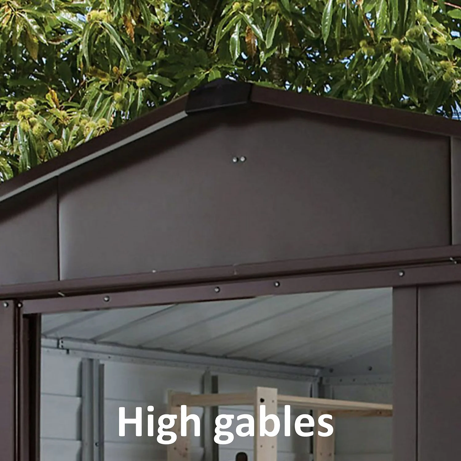 Yardmaster 10x6ft Woodgrain Shed & Floor Frame 8 Yardmaster 10x6ft Woodgrain Shed & Floor Frame - Image 6