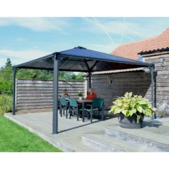 Palram - Canopia Palermo 4300 Garden Gazebo Grey -Garden Care Shop 12819403 3184893347431752
