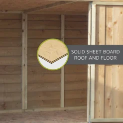 Mercia 6 X 3ft Overlap Pent Bike Shed -Garden Care Shop 12819936 1214989186462081