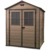Keter Scala 6 X 8ft Outdoor Garden Apex Storage Shed - Brown -Garden Care Shop 12820748 4724909430772924