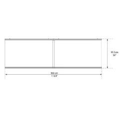 Palram - Canopia Canopy Aquila 3000 Grey Clear -Garden Care Shop 12821841 9074833200152815