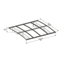Palram - Canopia Canopy Herald 2230 Grey Clear 13 Palram - Canopia Canopy Herald 2230 Grey Clear -Garden Care Shop 12821842 1034833173770359