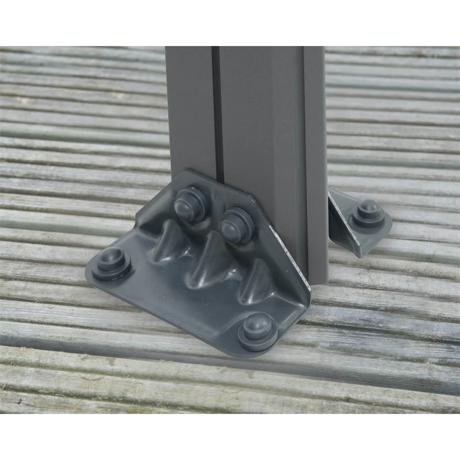 Palram - Canopia Milano 3000 Garden Gazebo Grey Bronze 6 Palram - Canopia Milano 3000 Garden Gazebo Grey Bronze - Image 4