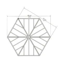 Palram - Canopia Garda Garden Conservatory Grey Bronze 19 Palram - Canopia Garda Garden Conservatory Grey Bronze -Garden Care Shop 12821929 9234833172727193