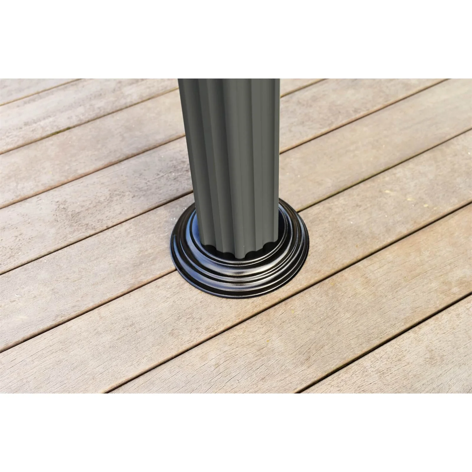 Palram - Canopia Roma Hexagonal Garden Gazebo Grey 8 Palram - Canopia Roma Hexagonal Garden Gazebo Grey - Image 6