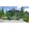 Palram - Canopia Roma Hexagonal Garden Gazebo Grey -Garden Care Shop 12821930 5254831431974796