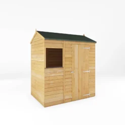 Mercia 6 X 4ft Overlap Reverse Apex Shed