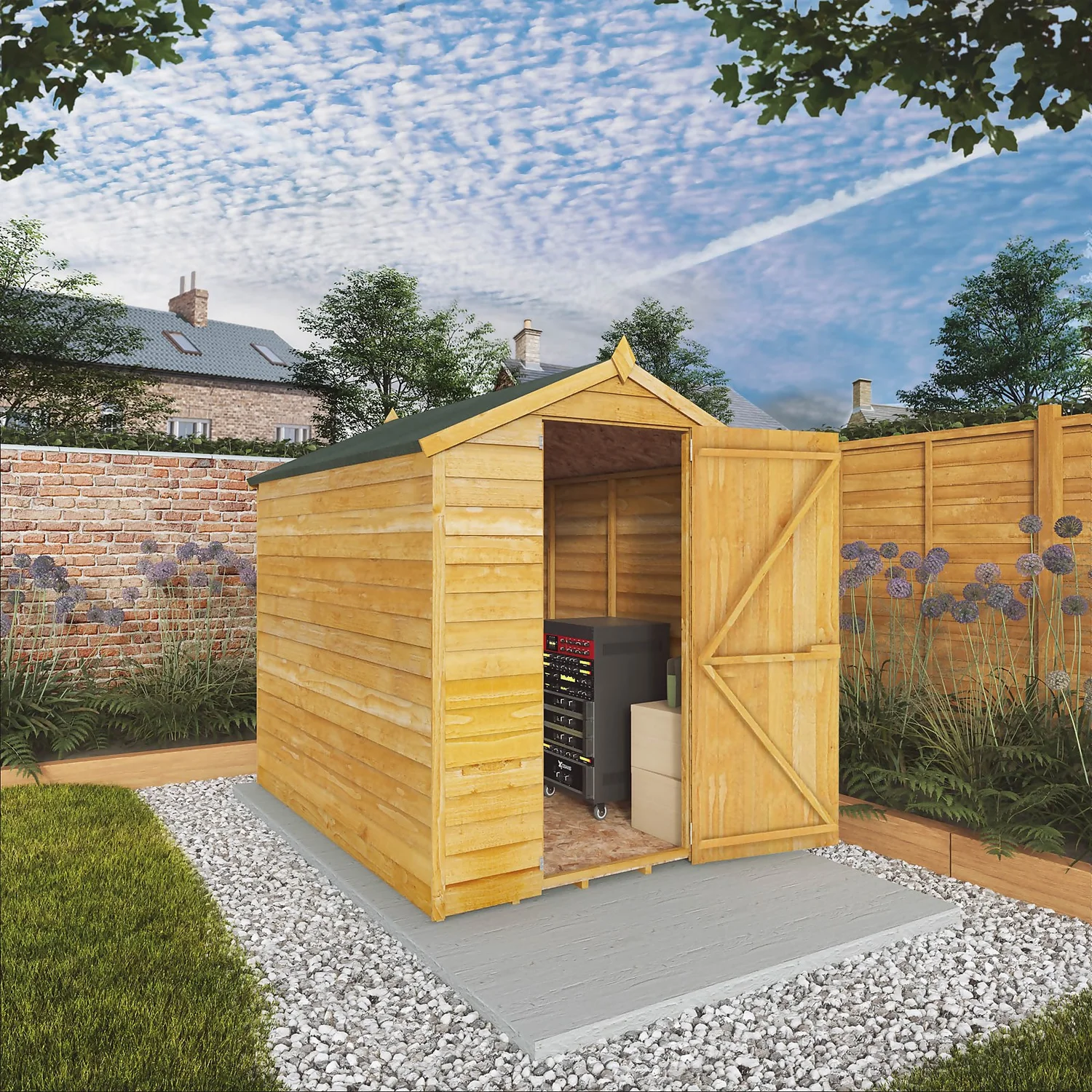 Mercia 7 X 5ft Overlap Apex Windowless Shed - Installation Included 4 Mercia 7 X 5ft Overlap Apex Windowless Shed - Installation Included - Image 2