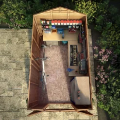 Mercia 10 X 6ft Overlap Apex Windowless Shed - Installation Included -Garden Care Shop 12822596 1755051417016342