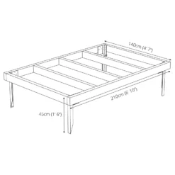 Mercia 7x5ft Pressure Treated Wooden Shed Base - Installation Included -Garden Care Shop 12822604 9104832960786634