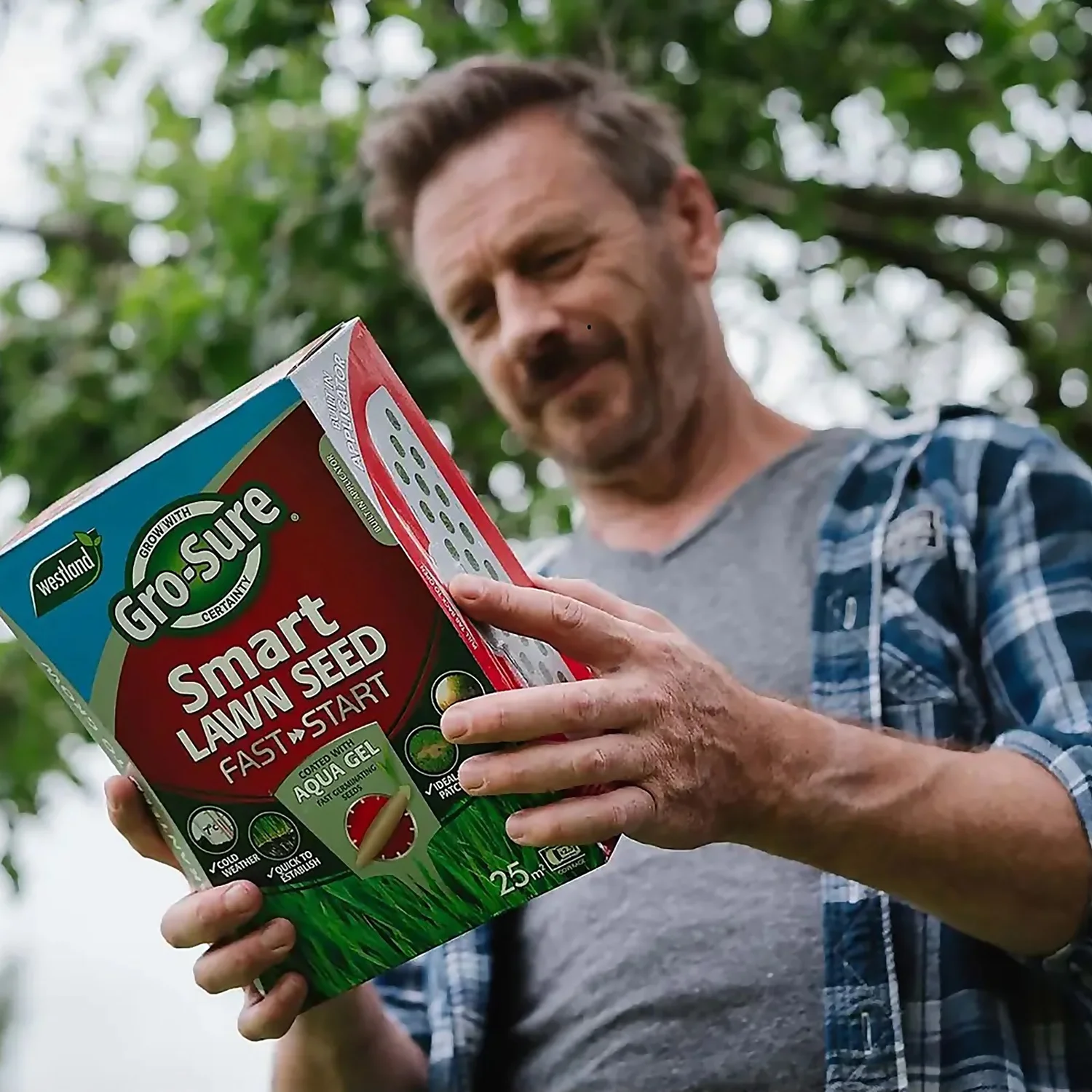 Gro-Sure Aqua Gel Coated Fast Start Smart Grass Lawn Seed 25m² 5 Gro-Sure Aqua Gel Coated Fast Start Smart Grass Lawn Seed 25m² - Image 3