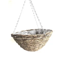 Hanging Basket Rattan 30cm
