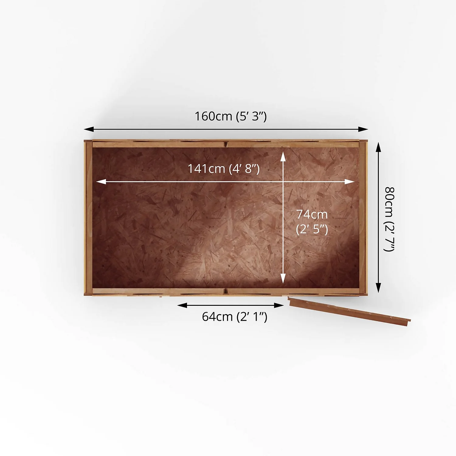 Mercia 5 X 3ft Overlap Apex Windowless Shed - Incl. Installation 12 Mercia 5 X 3ft Overlap Apex Windowless Shed - Incl. Installation - Image 10