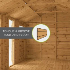 Mercia 4 X 6ft Shiplap Apex Shed - Included Installation -Garden Care Shop 12825402 1084989437235936