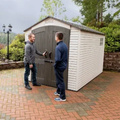 Lifetime 7 X 12ft Outdoor Storage Shed -Garden Care Shop 12826345 2105012584202436