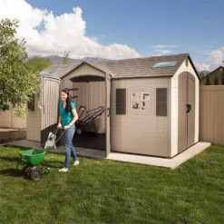 Lifetime 15 X 8ft Outdoor Storage Shed -Garden Care Shop 12826444 1425012584173540