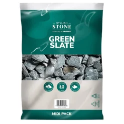 Stylish Stone Green Slate 20mm - Midi Pack - 9kg -Garden Care Shop 12826525 1254902951258087