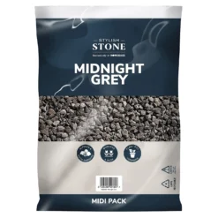 Stylish Stone Midnight Grey - Midi Pack - 9kg -Garden Care Shop 12826536 6444902951245481
