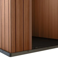 Keter Darwin 6 X 4ft Outdoor Garden Apex Storage Shed - Brown -Garden Care Shop 12833043 1075036177922045