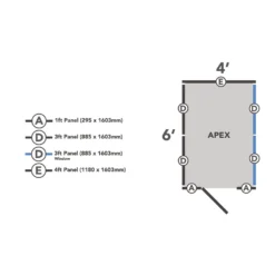 Forest 6 X 4ft Overlap Pressure Treated Apex Shed- 4 Window -Garden Care Shop 12833289 1884833201700323