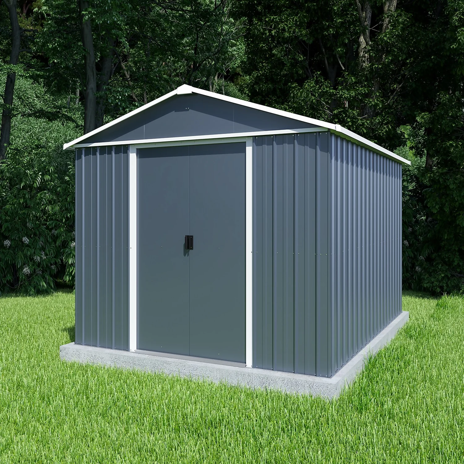 Yardmaster 10x13ft Metal Apex Shed 4 Yardmaster 10x13ft Metal Apex Shed - Image 2