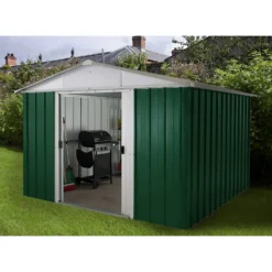 Yardmaster 10x10ft Metal Apex Shed -Garden Care Shop 12834208 2014908413902116