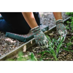 Westland Premium Leather Gloves Flower - Medium -Garden Care Shop 12835713 5695012509194000