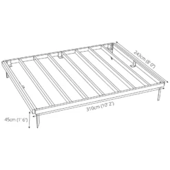 Mercia 10x8ft Pressure Treated Wooden Shed Base -Garden Care Shop 12838509 1444833225953589