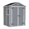 Keter Manor 6 X 5ft Outdoor Plastic Garden Storage Shed - Grey -Garden Care Shop 12840570 1255036178179955