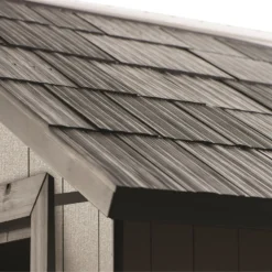 Keter Oakland 7.5 X 9ft Outdoor Garden Apex Storage Shed - Grey -Garden Care Shop 12840578 1825036179693719