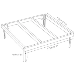 Mercia 6x4ft Pressure Treated Wooden Shed Base 17 Mercia 6x4ft Pressure Treated Wooden Shed Base -Garden Care Shop 12842215 9314833193629561