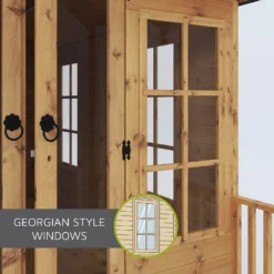 Country Living Tuxford 12 X 8ft Premium Traditional Summerhouse Painted + Installation - Thorpe Towers -Garden Care Shop 12877400 3505040028393620