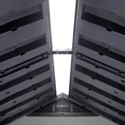 Keter Premier 7 X 7ft Outdoor Garden Apex Storage Shed - Grey -Garden Care Shop 12882034 2475036180455080